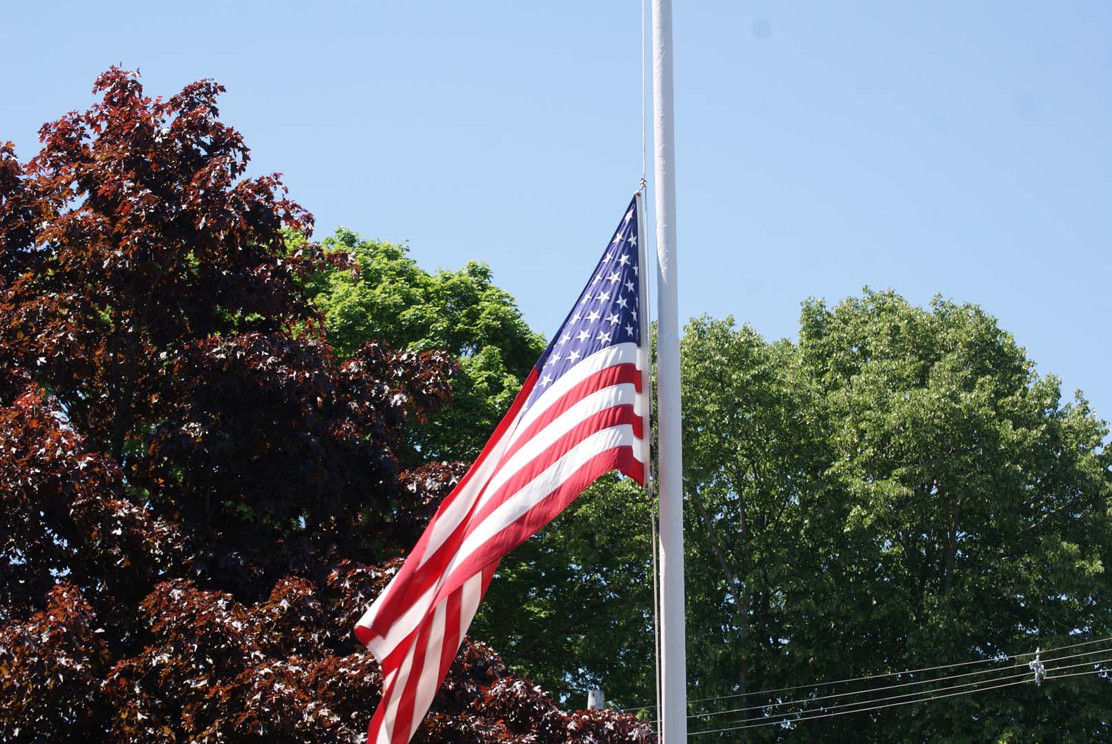Flag at half staff 2
